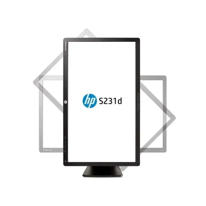 Монітор HP EliteDisplay S231d / 23" (1920x1080) IPS / USB-Hub, VGA, DisplayPort, LAN (RJ-45), Audio / WebCam / VESA 100x100 б/в - зображення 3