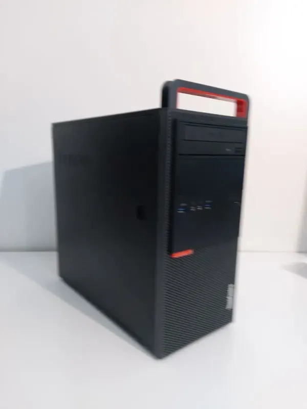 Комплект: Lenovo ThinkCentre M800 Tower / Intel Core i5-6400 (4 ядра по 2,7 - 3,3 ГГц) / 16 ГБ DDR4 / 512 ГБ SSD + 500 ГБ HDD / nVidia Quadro P2000, 5 ГБ GDDR5, 160-bit / DVD-ROM + Монітор LG 24MB37PM-B / 24" (1920x1080) IPS б/в - зображення 3