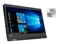 Ультрабук-трансформер Б-клас Lenovo ThinkPad X13 Yoga Gen 1 / 13.3" (1920x1080) IPS Touch / Intel Core i7-10510U (4 (8) ядра по 1.8 - 4.9 GHz) / 16 GB DDR4 / 250 GB SSD NVMe / Intel UHD Graphics / WebCam б/в
