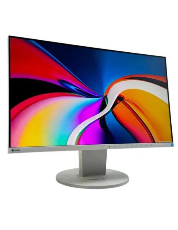 Монітор Широкоформатний Eizo FlexScan EV2450 / 24" (1920x1080) IPS / 1x HDMI, 1x DP, 1x DVI, 1x VGA, 1x USB 3.0, 2x USB 2.0, 2x Audio / 2х 1W / VESA 100x100 / Pivot б/в - зображення 3
