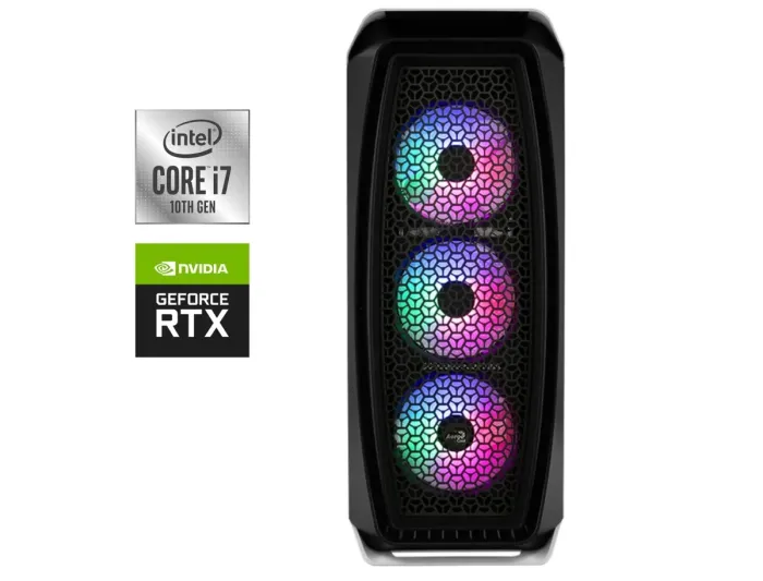 Ігровий ПК AeroCool Aero One Frost White Tower / Intel Core i7-10700K (8 (16) ядер 3,5 - 5,1 ГГц) / 16 ГБ DDR4 / 1000 ГБ SSD / nVidia GeForce RTX 2060 Super, 8 ГБ GDDR6, 256-біт / 700 Вт / Win 11 б/в - зображення 1