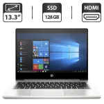 Ультрабук Б-клас HP ProBook 430 G6 / 13.3" (1366x768) TN / Intel Core i3-8145U (2 (4) ядра по 2.1 - 3.9 GHz) / 4 GB DDR3 / 128 GB SSD / Intel UHD Graphics / WebCam / HDMI б/в