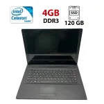 Ноутбук Lenovo G40-30 / 14" (1366x768) TN / Intel Celeron N2840 (2 ядра по 2.16 - 2.58 GHz) / 4 GB DDR3 / 120 GB SSD / Intel HD Graphics / WebCam б/в