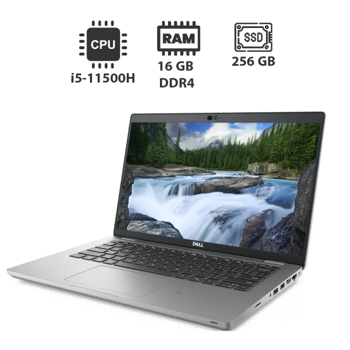 Ультрабук Dell Latitude 5421 / 14" (1366x768) TN / Intel Core i5-11500H (6 (12) ядер по 2.9 - 4.6 GHz) / 16 GB DDR4 / 256 GB SSD / Intel UHD Graphics / WebCam б/в - зображення 1