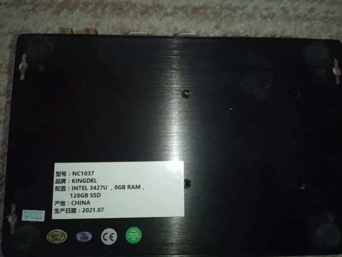 Промисловий ПК Kingdel NC1037 / Intel Core i5-3427U (2 (4) ядра по 1.8 - 2.8 GHz) / 8 GB DDR3 / 120 GB SSD / Intel HD Graphics 4000 б/в - зображення 5