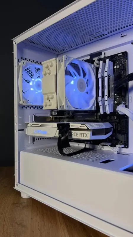 Збірка під замовлення: ігровий ПК Cougar Uniface Mini RGB White Tower / AMD Ryzen 5 5600 (6 (12) ядер по 3.5 - 4.4 GHz) / 32 GB DDR4 / 1000 GB SSD M.2 / nVidia GeForce RTX 3070, 8 GB GDDR6, 256-bit / 650W б/в - зображення 7