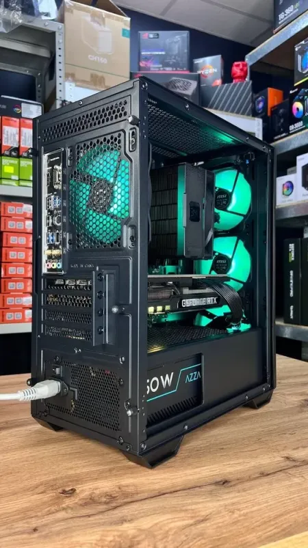 Збірка під замовлення: комп'ютер MSI MAG Forge M100R Black Tower / AMD Ryzen 7 5700X (8 (16) ядер по 3.4 - 4.6 GHz) / 32 GB DDR4 / 1000 GB SSD M.2 / nVidia GeForce RTX 3080, 10 GB GDDR6X, 320-bit / 750W б/в - зображення 8