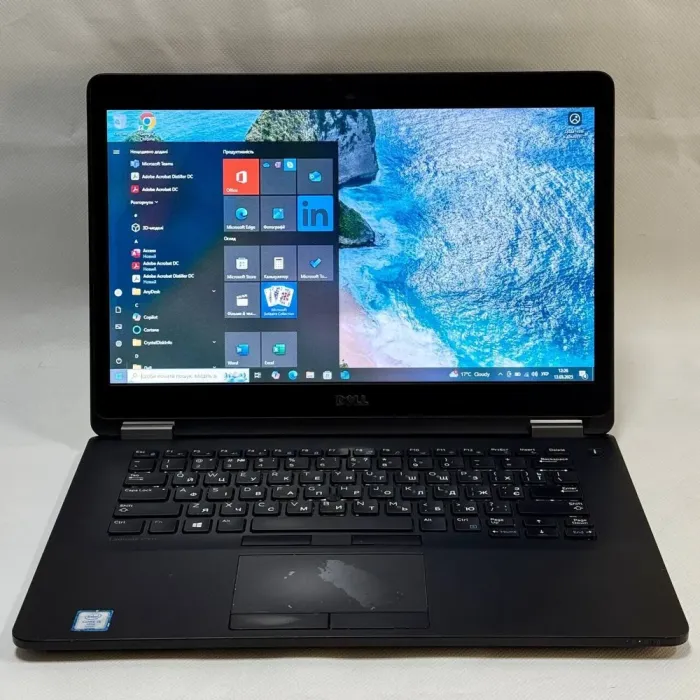 Ультрабук Б-клас Dell Latitude E7470 / 14" (1366x768) TN / Intel Core i5-6300U (2 (4) ядра по 2.4 - 3.0 GHz) / 8 GB DDR4 / 128 GB SSD / Intel HD Graphics 520 / WebCam / Windows 10 Pro б/в - зображення 2