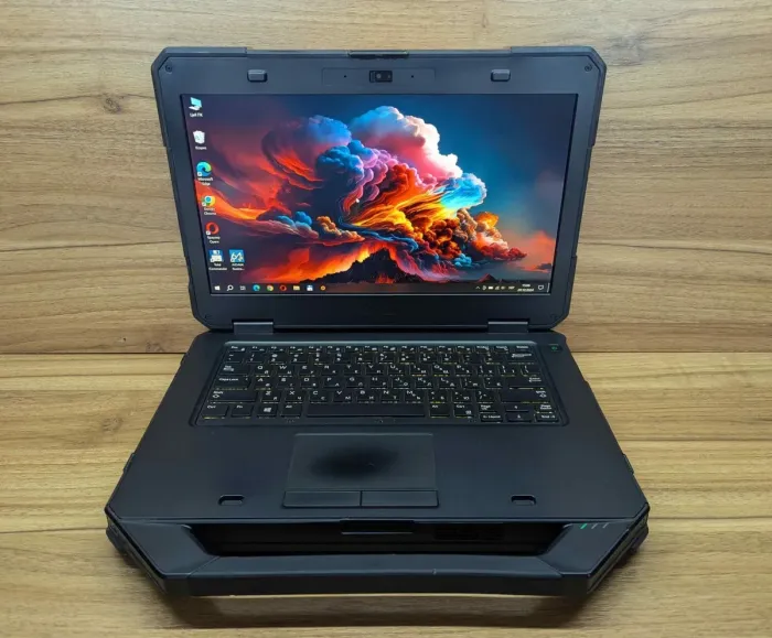 Захищений ноутбук Б-клас Dell Rugged Latitude 5414 / 14" (1920x1080) IPS / Intel Core i5-6300U (2 (4) ядра по 2.4 - 3.0 GHz) / 16 GB DDR4 / 512 GB SSD / Intel HD Graphics 520 / 4G / HDMI / Windows 10 б/в - зображення 2