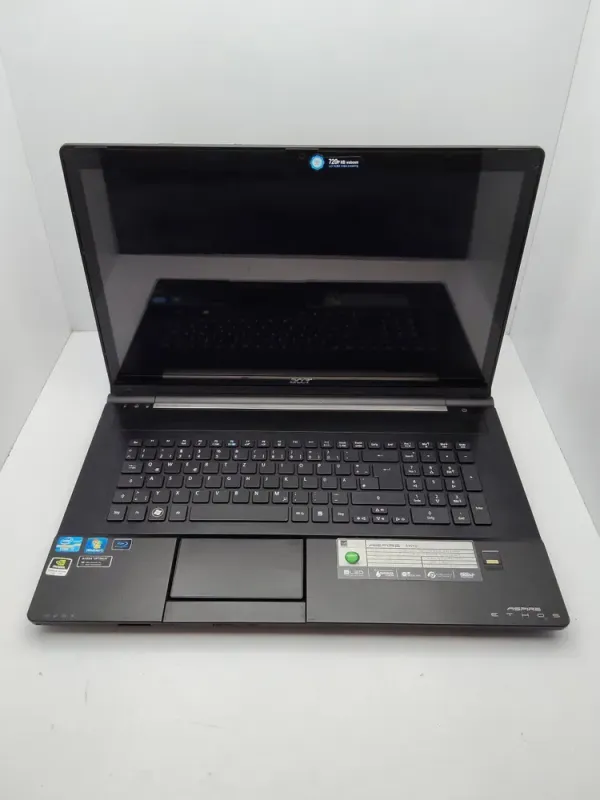 Ігровий ноутбук Acer 8951 / 18.4" (1920x1080) TN / Intel Core i7-2670QM (4 (8) ядра по 2.2 - 3.1 GHz) / 8 GB DDR3 / 120 GB SSD + 750 GB HDD / nVidia GeForce GT 555M, 2 GB GDDR3, 128-bit / WebCam / Не тримає б/в - зображення 2