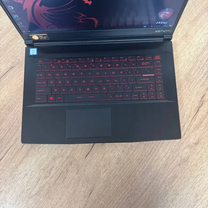 Ігровий ноутбук Б-клас MSI GF65 Thin 9SEXR / 15.6" (1920x1080) IPS / Intel Core i7-9750H (6 (12) ядра по 2.6 - 4.5 GHz) / 16 GB DDR4 / 512 GB SSD NVMe / nVidia GeForce RTX 2060, 6 GB GDDR6, 192-bit / WebCam б/в - зображення 7
