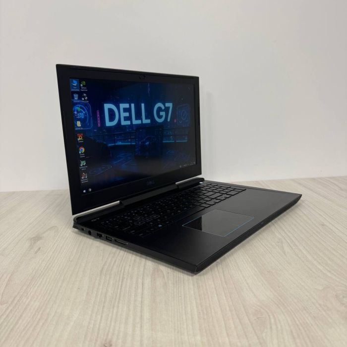 Ігровий ноутбук Б-клас Dell G7 15 7588 / 15.6" (1920x1080) IPS / Intel Core i7-8750H (6 (12) ядер по 2.2 - 4.1 GHz) / 16 GB DDR4 / 256 GB SSD NVMe + 1000 GB HDD / nVidia GeForce GTX 1060 Max-Q, 6 GB GDDR5, 192-bit / WebCam б/в - зображення 4