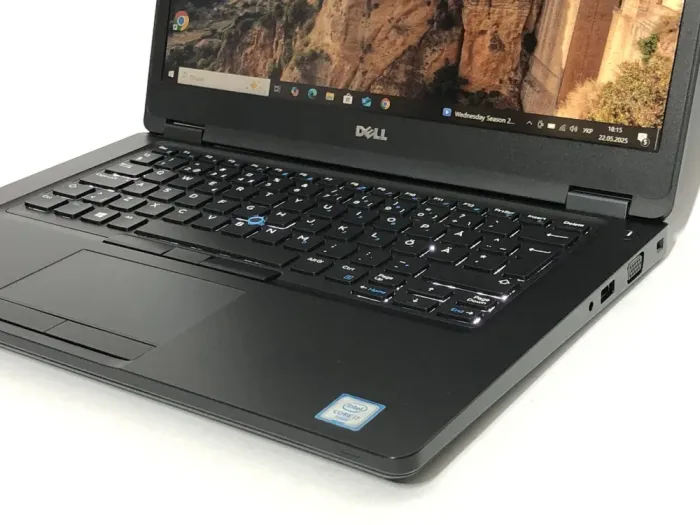 Ультрабук Dell Latitude 5480 / 14" (1920x1080) IPS / Intel Core i7-6600U (2 (4) ядра по 2.6 - 3.4 GHz) / 8 GB DDR4 / 256 GB SSD / nVidia GeForce 930MX, 2 GB DDR3, 64-bit / WebCam / Win 10 Pro б/в - зображення 9