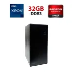 Робоча станція 2E Credo V200B-400 (2E-V200B-400) Башта / Intel Xeon E5-2670 v1 (8 (16) ядер по 2,6 - 3,3 ГГц) / 32 ГБ DDR3 / 240 ГБ SSD / AMD FirePro W7100, 8 ГБ GDDR5, 256-біт / Win 10 Pro б/в