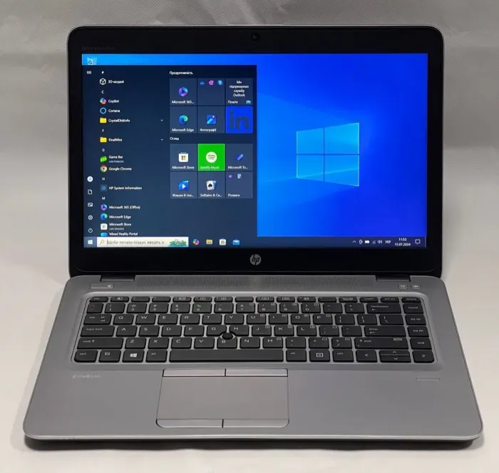 Ноутбук Б-клас HP EliteBook mt43 / 14" (1920x1080) TN / AMD Pro A8-9600B (4 ядра по 2.4 - 3.3 GHz) / 8 GB DDR4 / 128 GB SSD / AMD Radeon R5 Graphics / WebCam / VGA б/в - зображення 3