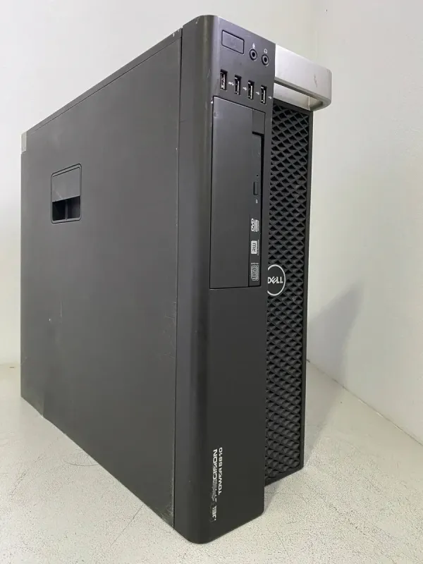 Робоча станція Б-клас Dell Precision T5810 Workstation Tower / Intel Xeon E5-2697 v3 (14 (28) ядер по 2.6 - 3.5 GHz) / 32 GB DDR4 / 240 GB SSD / nVidia Quadro K2200, 4 GB GDDR5, 128-bit / DVD-ROM / 685W б/в - зображення 2