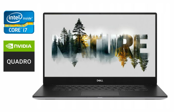 Мобільна робоча станція Б-клас Dell Precision 5540 / 15.6" (1920x1080) IPS / Intel Core i7-9850H (6 (12) ядер по 2.6 - 4.6 GHz) / 16 GB DDR4 / 512 GB SSD / nVidia Quadro T1000, 4 GB GDDR6, 128-bit / HDMI / Windows 10 б/в - зображення 1