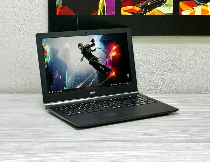 Ігровий ноутбук Б-клас Acer Aspire VN7-591G / 15.6" (1920x1080) IPS / Intel Core i7-4720HQ (4 (8) ядра по 2.6 - 3.6 GHz) / 8 GB DDR3 / 256 GB SSD M.2 / nVidia GeForce GTX 960M, 2 GB GDDR5, 128-bit / WebCam / Win 10 Home б/в - зображення 3