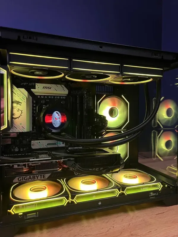 Збірка під замовлення: ігровий ПК GameMax Hype-M Black Tower / AMD Ryzen 7 7800X3D (8 (16) ядер по 4.2 - 5.0 GHz) / 32 GB DDR5 / 1000 GB SSD M.2 / nVidia GeForce RTX 5070, 12 GB GDDR7, 192-bit / 750W - зображення 11