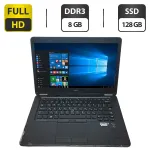 Ноутбук Б-клас Dell Latitude E5440 / 14" (1920x1080) TN / Intel Core i7-5600U (2 (4) ядра по 2.6 - 3.2 GHz) / 8 GB DDR3 / 128 GB SSD / Intel HD Graphics 5500 / WebCam / HDMI б/в