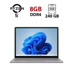 Ноутбук Microsoft Surface Laptop 3 1873 / 15" (1920x1080) IPS Touch / AMD Ryzen 5 3580U (4 (8) ядра по 2.1 - 3.7 GHz) / 8 GB DDR4 / 240 GB SSD / AMD Radeon Vega 9 Graphics / WebCam б/в