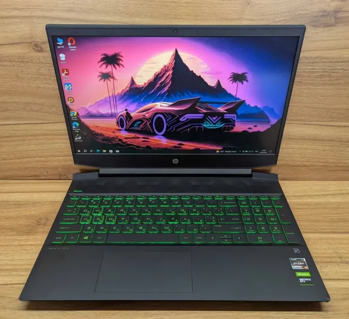 Ігровий ноутбук Б-клас HP Pavilion Gaming 15-ec2121nr / 15.6" (1920x1080) IPS / AMD Ryzen 5 5600H (6 (12) ядер по 3.3 - 4.2 GHz) / 16 GB DDR4 / 512 GB SSD / nVidia GeForce GTX 1650, 4 GB GDDR5, 128-bit / WebCam / Windows 10 б/в - зображення 2