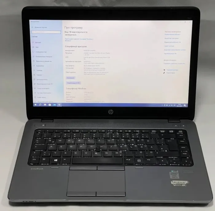 Ноутбук Б-клас HP EliteBook 840 G1 / 14" (1600x900) TN / Intel Core i5-4210U (2 (4) ядра по 1.7 - 2.7 GHz) / 8 GB DDR3 / 500 GB HDD / Intel HD Graphics 4400 / WebCam / Windows 10 Pro б/в - зображення 4