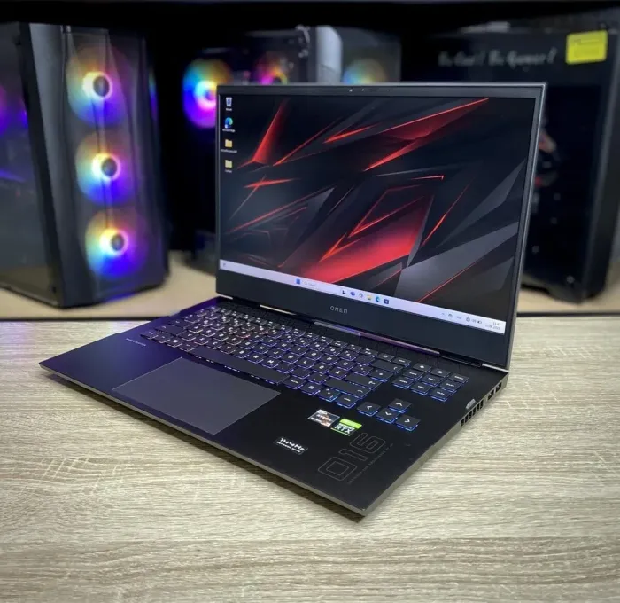 Ігровий ноутбук HP Omen 16 / 16.1" (1920x1080) IPS / AMD Ryzen 7 5800H (8 (16) ядер по 3.2 - 4.4 GHz) / 16 GB DDR5 / 512 GB SSD / nVidia GeForce RTX 3070, 8 GB GDDR6, 256-bit / WebCam б/в - зображення 5