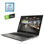 Мобільна робоча станція HP ZBook 15 G6 / 15.6" (1920x1080) UWVA / Intel Core i5-9300H (4 (8) ядра по 2.4 - 4.1 GHz) / 8 GB DDR4 / 256 GB SSD M.2 / nVidia Quadro T1000, 4 GB GDDR5, 128-bit / WebCam / Win 10 Pro б/в