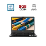 Ультрабук Fujitsu LifeBook U748 / 14" (1920x1080) IPS / Intel Core i5-8250U (4 (8) ядра по 1.6 - 3.4 GHz) / 8 GB DDR4 / 240 GB SSD / Intel UHD Graphics 620 / WebCam б/в