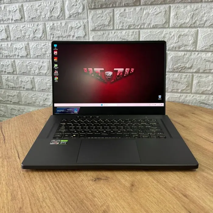 Ігровий ноутбук Asus ROG Zephyrus G15 GA503QR / 15.6" (2560x1440) IPS / AMD Ryzen 9 5900HS (8 (16) ядер по 3.0 - 4.6 GHz) / 16 GB DDR4 / 1000 GB SSD / nVidia GeForce RTX 3070, 8 GB GDDR6, 256-bit / WebCam б/в - зображення 2