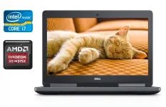 Мобільна робоча станція Dell Precision 7510 / 15.6" (1920x1080) IPS / Intel Core i7-6820HQ (4 (8) ядра по 2.7 - 3.6 GHz) / 16 GB DDR4 / 512 GB SSD / AMD Radeon R9 M375X, 2 GB, GDDR5, 128-bit / WebCam / TouchID б/в