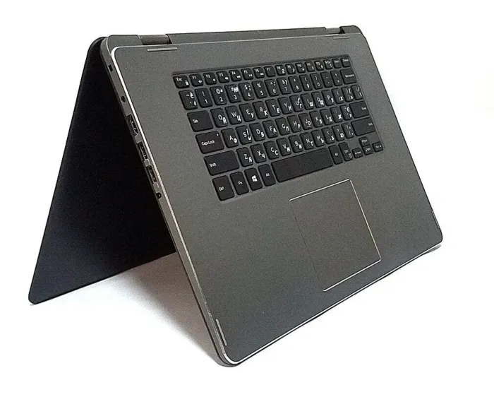 Ультрабук-трансформер Dell Inspiron 15-7568 / 15.6" (1920x1080) IPS / Intel Core i5-6200U (2 (4) ядра по 2.3 - 2.8 GHz) / 8 GB DDR3 / 256 GB SSD / Intel HD Graphics 520 / WebCam / Windows 10 Lic б/в - зображення 6