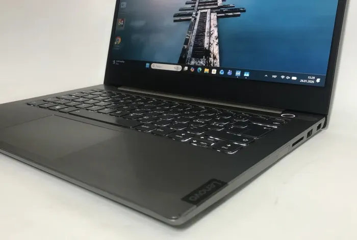 Ультрабук Б-клас Lenovo ThinkBook 14IIL / 14" (1920x1080) IPS / Intel Core i5-1035G1 (4 (8) ядра по 1.0 - 3.6 GHz) / 8 GB DDR4 / 128 GB SSD / Intel UHD Graphics / WebCam / Win 11 Pro б/в - зображення 9
