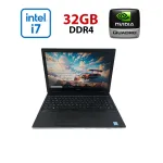 Мобільна робоча станція Dell Precision 7530 / 15,6" (1920x1080) IPS / Intel Core i7-8750H (6 (12) ядер по 2.2 - 4.1 GHz) / 32 GB DDR4 / 512 GB SSD M.2 / nVidia Quadro P1000, 4 GB GDDR5, 128-bit / WebCam б/в