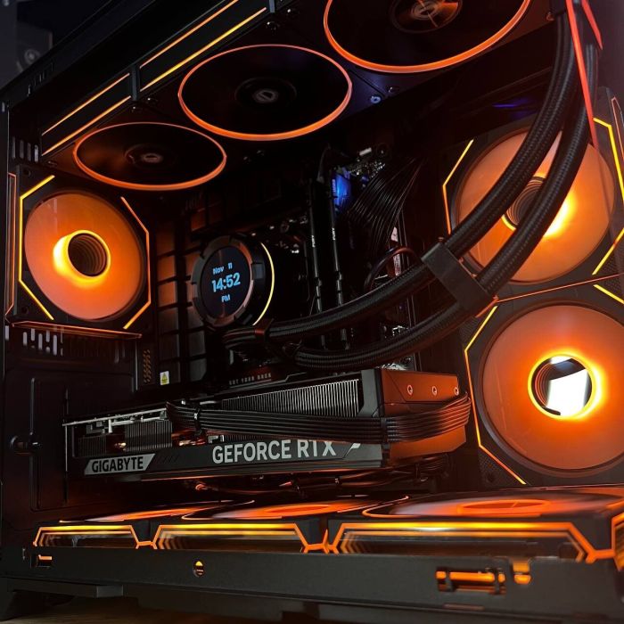 Збірка на замовлення: ігровий ПК GameMax Hype-M Black Tower / AMD Ryzen 7 7700 (8 (16) ядер по 3,8 - 5,3 ГГц) / 32 ГБ DDR5 / 2000 ГБ SSD M.2 / nVidia GeForce RTX 5070, 12 ГБ GDDR7, 192-bit / 750 Вт - зображення 5