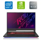 Ігровий ноутбук Asus ROG Strix G731GW / 17,3" (1920x1800) IPS / Intel Core i7-9750H (6 (12) ядер по 2,6 - 4,5 ГГц) / 16 ГБ DDR4 / 512 ГБ SSD / nVidia GeForce RTX 2070, 8 ГБ GDDR6, 256-біт / HDMI б/в