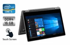 Ультрабук-трансформер Dell Latitude 3310 2-in-1 / 13.3" (1920x1080) IPS Touch / Intel Core i5-8265U (4 (8) ядра по 1.6 - 3.9 GHz) / 16 GB DDR4 / 480 GB SSD / Intel UHD Graphics / WebCam б/в