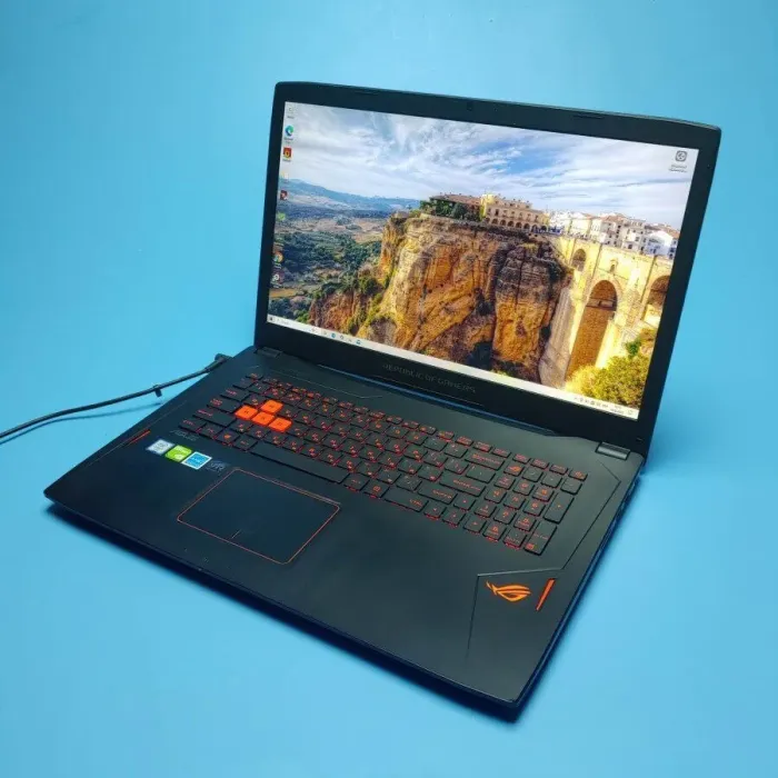 Ігровий ноутбук Б-клас Asus ROG Strix GL702VM / 17.3" (1920x1080) IPS / Intel Core i7-6700HQ (4 (8) ядра по 2.6 - 3.5 GHz) / 16 GB DDR4 / 512 GB SSD + 2000 GB HDD / nVidia GeForce GTX 1060, 6 GB GDDR5, 192-bit / WebCam / Win 10 Home б/в - зображення 2