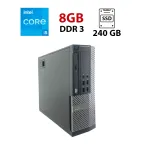Комп'ютер Dell OptiPlex 9020 SFF / Intel Core i5-4570 (4 ядра по 3.20-3.60GHz) / 8 GB DDR3 / 240 GB SSD / Intel HD Graphics 4600 б/в