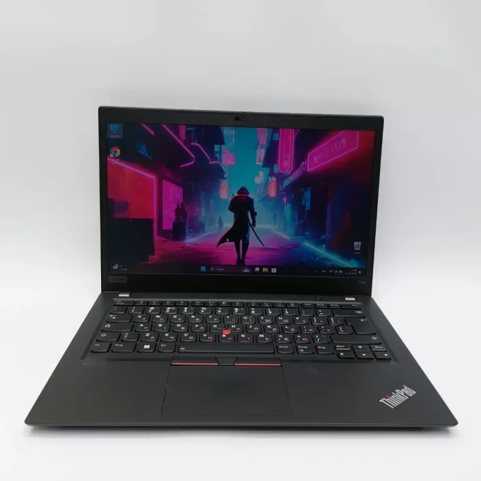 Ультрабук Б-клас Lenovo ThinkPad T14s / 14" (1920x1080) IPS / AMD Ryzen 7 Pro 4750U (8 (16) ядра по 1.7 - 4.1 GHz) / 16 GB DDR4 / 256 GB SSD M.2 / AMD Radeon Graphics / WebCam б/в - зображення 2