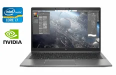 Мобільна робоча станція HP zBook Firefly 14 G8 / 14" (1920x1080) IPS / Intel Core i7-1165G7 (4 (8) ядра по 2.8 - 4.7 GHz) / 16 GB DDR4 / 512 GB SSD / nVidia T500, 4 GB GDDR6, 64-bit / WebCam / Fingerprint / Windows 11 б/в