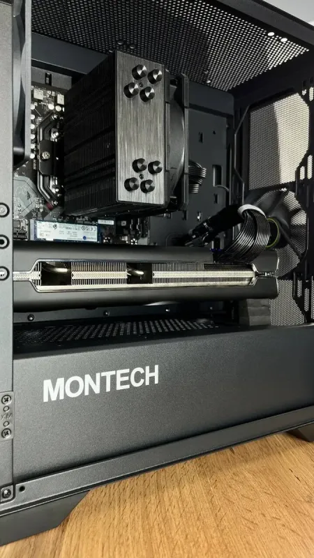 Ігровий ПК Montech Air 100 Lite Tower NEW / AMD Ryzen 5 7500F NEW (6 (12) ядер по 3.7 - 5.0 GHz) / 16 GB DDR5 NEW / 1000 GB SSD NEW M.2 / AMD Radeon RX 5700 XT, 8 GB GDDR6, 256-bit / 750W NEW / HDMI б/в - зображення 4