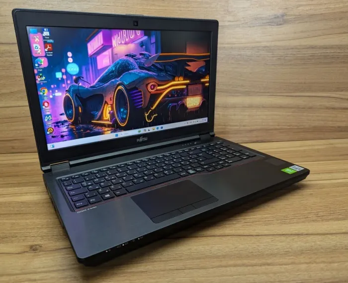 Ноутбук Fujitsu Celsius H7510 / 15.6" (1920x1080) IPS / Intel Core i7-10850H (6 (12) ядер по 2.7 - 5.1 GHz) / 64 GB DDR4 / 512 GB SSD + 512 GB SSD / nVidia Quadro T1000, 4 GB GDDR6, 128-bit / WebCam / Windows 10 б/в - зображення 4