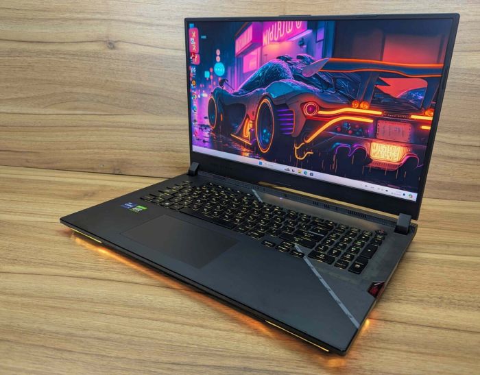 Ігровий ноутбук Asus ROG Strix Scar G733Z / 17.3" (2560x1440) IPS / Intel Core i9-12900H (14 (20) ядер по 3.8 - 5.0 GHz) / 32 GB DDR5 / 1000 GB SSD / nVidia GeForce RTX 3080, 8 GB GDDR6, 256-bit / HDMI / Windows 11 б/в - зображення 5