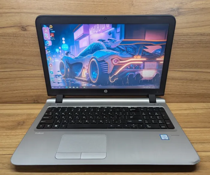 Ноутбук Б-клас HP ProBook 450 G3 / 15.6" (1920x1080) IPS / Intel Core i5-6200U (2 (4) ядра по 2.3 - 2.8 GHz) / 8 GB DDR3 / 240 GB SSD / Intel HD Graphics 520 / WebCam / TouchID / Windows 10 б/в - зображення 2