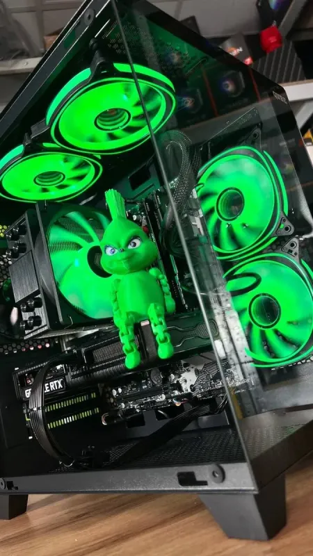 Збірка під замовлення: ігровий ПК Qube Reef ARGB Black Tower / AMD Ryzen 5 5500 (6 (12) ядер по 3.6 - 4.2 GHz) / 16 GB DDR4 / 1000 GB SSD M.2 / nVidia GeForce RTX 3060, 12 GB GDDR6, 192-bit / 650W б/в - зображення 5