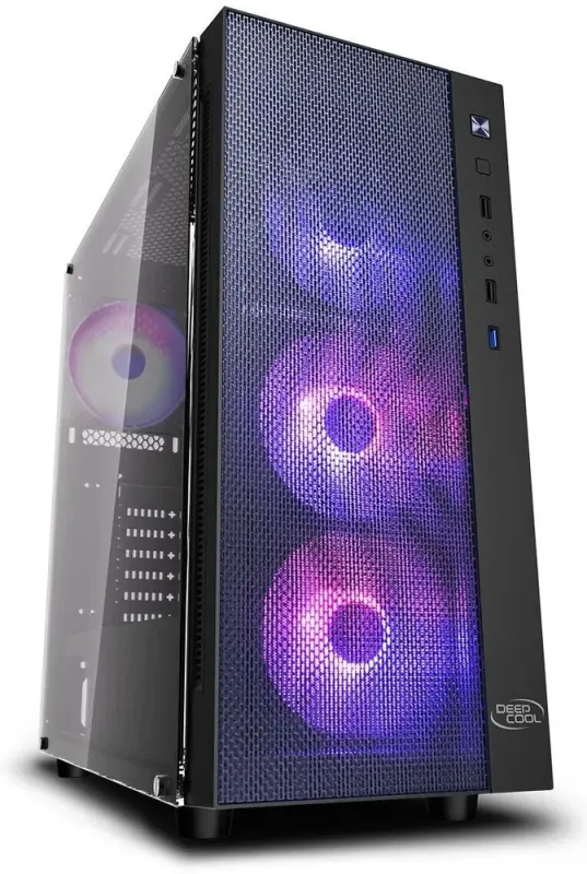 Ігровий ПК DeepCool Matrexx 55 Mesh ADD-RGB 4F Black Tower / AMD Ryzen 5 5500 (6(12) ядра по 3.6-4.2 GHz) / 16GB DDR4 / 1000GB SSD M.2 / GeForD RTX 2 , 256-bit / HDMI / 700W - зображення 2