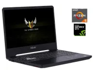 Ігровий ноутбук Asus TUF FX505D / 15.6" (1920x1080) IPS / AMD Ryzen 5 3550H (4 (8) ядра по 2.1 - 3.7 GHz) / 16 GB DDR4 / 512 GB SSD M.2 / nVidia GeForce GTX 1650, 4 GB GDDR5, 128-bit / WebCam / Win 11 Home б/в