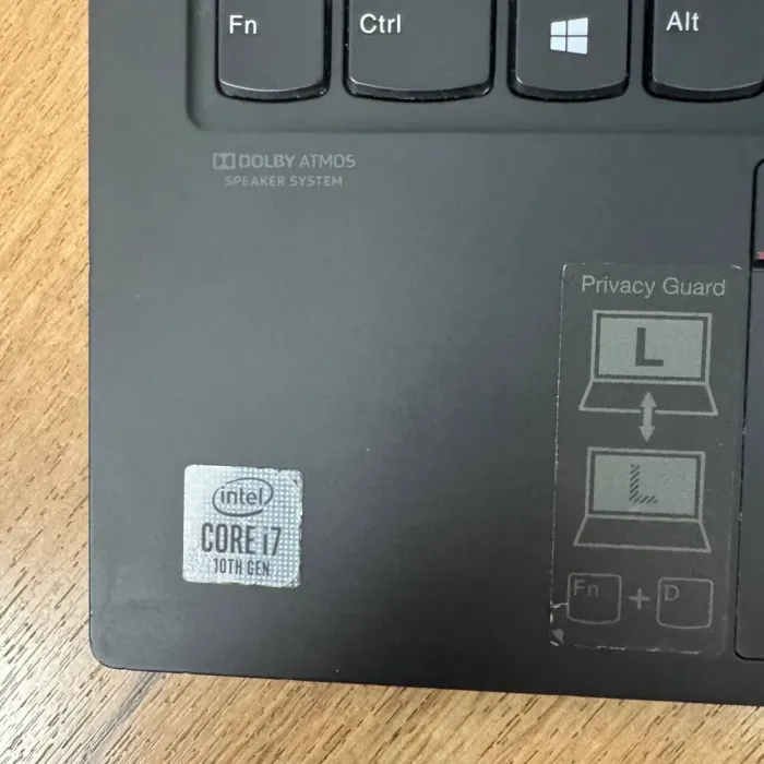 Ультрабук Б-клас Lenovo Thinkpad X1 Carbon Gen 7 / 14" (1920x1080) IPS / Intel Core i7-10710U (6 (12) ядер по 1.1 - 4.7 GHz) / 16 GB DDR4 / 512 GB SSD / Intel Iris Xe Graphics / WebCam б/в - зображення 8